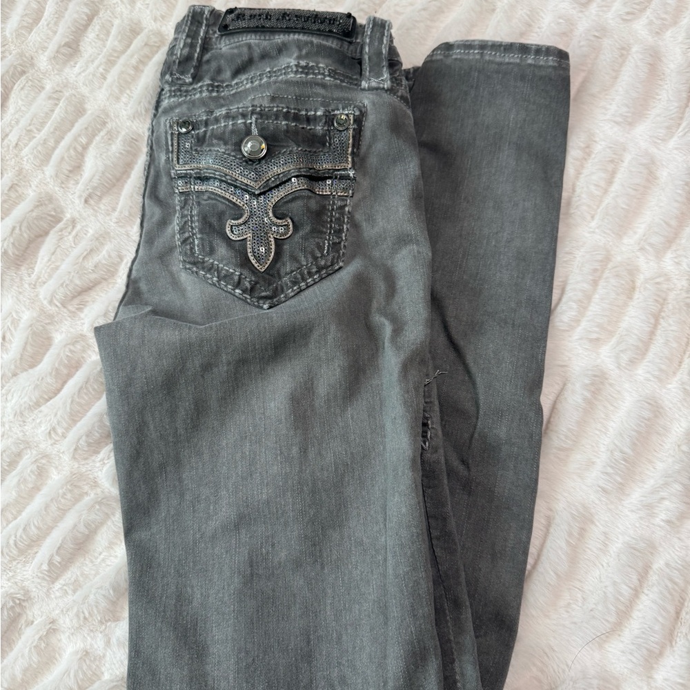 Rock Revival Women's Charcoal Skinny Jeans